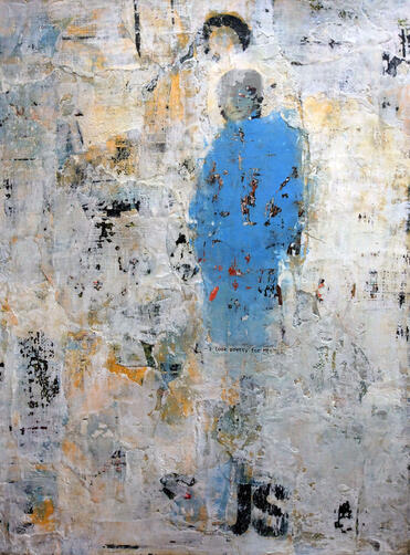 mixed media on camvas pad