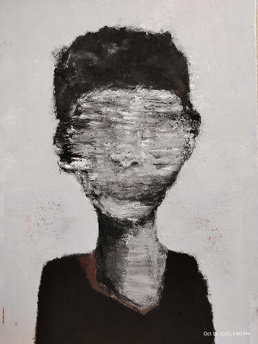 mixed media on canvas